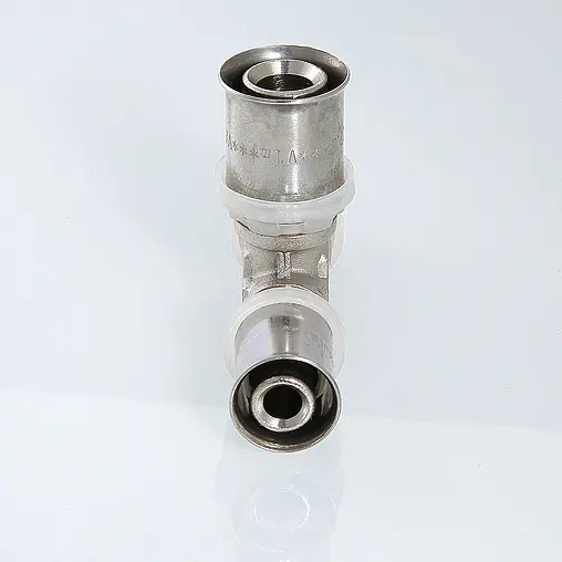Тройник пресс соединительный 16мм Valtec VTm.231.N.161616