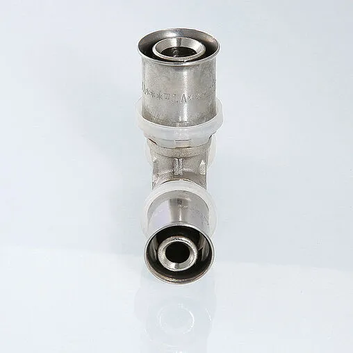 Тройник пресс соединительный 16мм Valtec VTm.231.N.161616