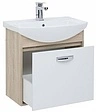 Тумба-умывальник Aquanet Грейс 65 белый/дуб сонома 00198375+00182642