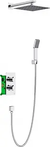 Душевая система с термостатом для душа Timo Petruma хром SX-5159/00SM Душевая система с термостатом для душа Timo Petruma хром SX-5159/00SM, 1