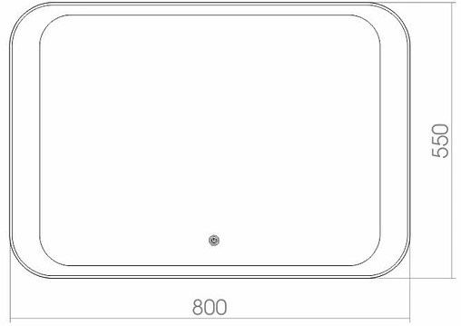 Зеркало с подсветкой Aquanika Future 80 AQF5580RU23
