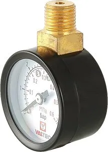 Манометр радиальный Valtec 40мм 6 бар ¼&quot; VT.TM40.VC.02, 3