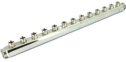 Коллектор распределительный проходной 13 отводов 1&quot;в/в x ¾&quot;ек Uni-fitt 430I4313