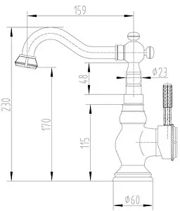 Смеситель для кухни Lemark Jasmine черная бронза LM6644ORB Смеситель для кухни Lemark Jasmine черная бронза LM6644ORB, 2
