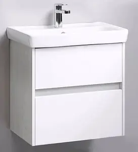 Тумба-умывальник подвесная Aqwella City 60 белый/дуб канадский CI0106DK+S-UM-MOD60SL/1 Тумба-умывальник подвесная Aqwella City 60 белый/дуб канадский CI0106DK+S-UM-MOD60SL/1, 3