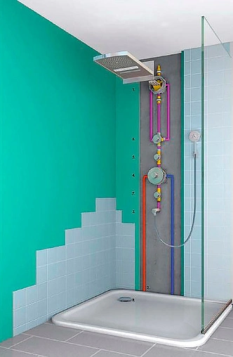 Лейка верхнего душа Hansgrohe Raindance Rainfall 180 2jet белый/хром 28433400