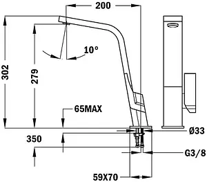 Смеситель для кухни Teka IC 915 хром 339150210, 2