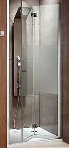 Дверь в нишу 800мм прозрачное, матовое стекло Radaway EOS DWB 80 R 37813-01-12NR, 1