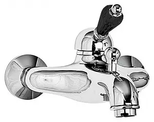 Смеситель для ванны Cezares Vintage хром/чёрный VINTAGE-VM-01-Sw-N Смеситель для ванны Cezares Vintage хром/чёрный VINTAGE-VM-01-Sw-N, 1