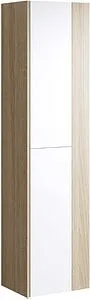 Шкаф-пенал подвесной Aqwella Miami 40 белый/дуб сонома Mai.05.04 Шкаф-пенал подвесной Aqwella Miami 40 белый/дуб сонома Mai.05.04, 3