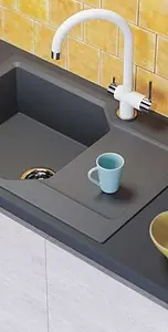 Мойка кухонная Omoikiri Yonaka 78-LB-BL черный 4993341, 4