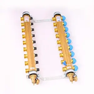 Группа коллекторная без расходомеров 9 отводов 1"в/в x ¾"ек Watts HKV 10004186 Группа коллекторная без расходомеров 9 отводов 1"в/в x ¾"ек Watts HKV 10004186, 3