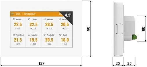 Контроллер для удаленного управления Valtec SMART белый VT.STM.8E.0