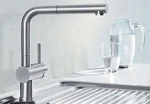 Смеситель для кухни с выдвижным изливом Blanco Linus-S нержавеющая сталь 517184, 4