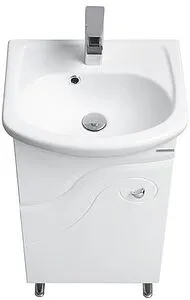 Тумба-умывальник напольная Aquaton Колибри 45 белый 1A0652K1KO01L Тумба-умывальник напольная Aquaton Колибри 45 белый 1A0652K1KO01L, 5