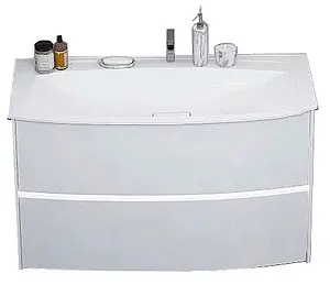 Тумба-умывальник подвесная Aquaton Астера 95 белый 1A1953K0AS010, 1