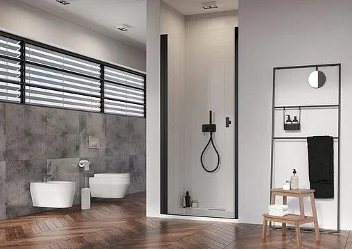 Дверь в нишу 900мм прозрачное стекло Radaway NES Black DWJ I 90 R 10026090-54-01R