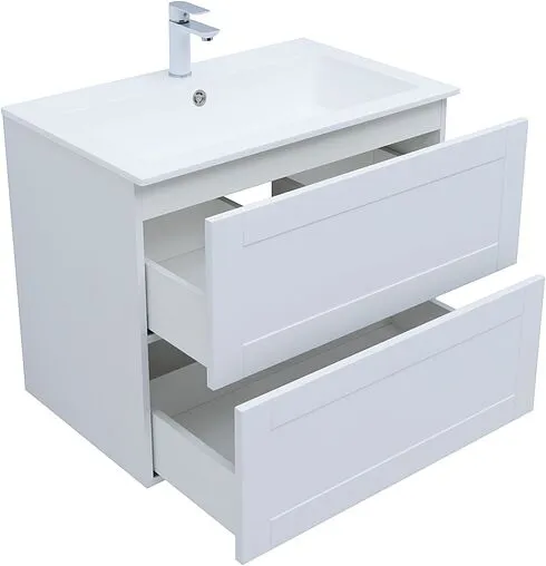 Тумба под умывальник подвесная Aquanet Терра 80 белый матовый 00313234