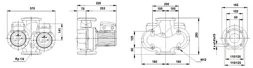 Насос циркуляционный Grundfos UPSD 50-60/2 F 96408919