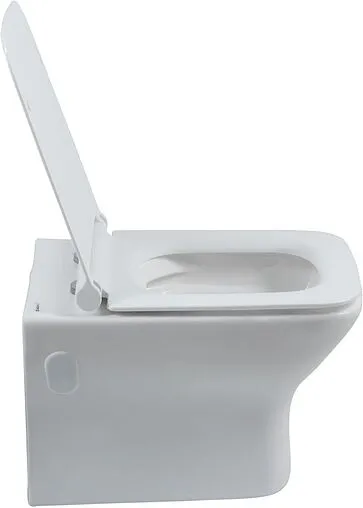 Унитаз подвесной безободковый Aquanet Cube Rimless белый Cube-W