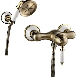 Смеситель для душа Lemark Villa бронза/белый LM4803B, 1