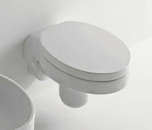 Крышка-сиденье для унитаза с микролифтом Kerasan Cento белый 358801 Крышка-сиденье для унитаза с микролифтом Kerasan Cento белый 358801, 3