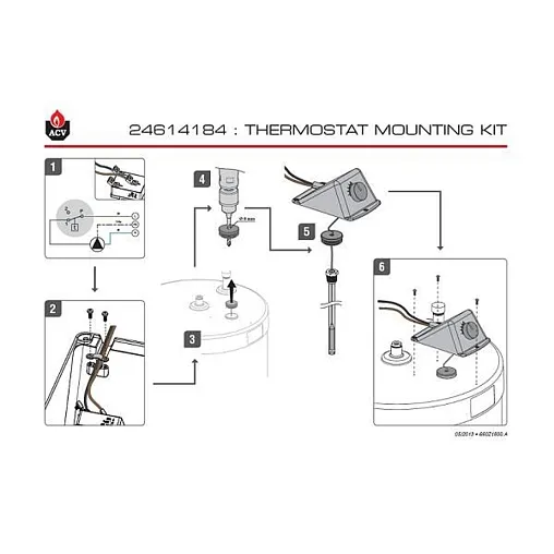 Панель управления нагревом бойлера ACV A1002275