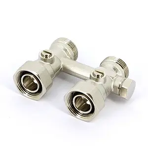 Узел нижнего подключения радиатора с байпасом прямой ¾"ек x ¾"ек Uni-Fitt 190N3300 Узел нижнего подключения радиатора с байпасом прямой ¾"ек x ¾"ек Uni-Fitt 190N3300, 5