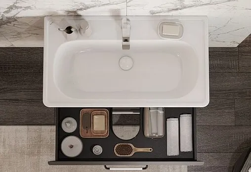 Тумба-умывальник подвесная Aquaton Нео-Классика 85 мускат 1A2863K1NCR30