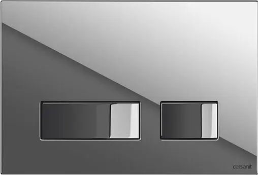 Комплект 6 в 1 Cersanit Carina XL CO DPL EO slim 63486 с кнопкой Movi P-BU-MOV/Cg хром глянцевый