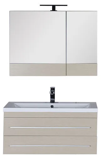 Шкаф-зеркало Aquanet Нота 90 L светлый дуб 00158858 Шкаф-зеркало Aquanet Нота 90 L светлый дуб 00158858