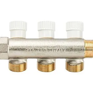 Коллектор регулирующий проходной 3 отвода ¾"в/н x ¾"ек Luxor CP 453 68512803 Коллектор регулирующий проходной 3 отвода ¾"в/н x ¾"ек Luxor CP 453 68512803, 2