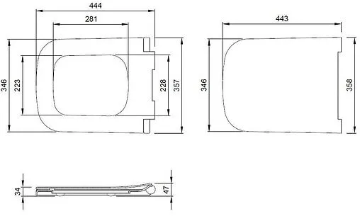 Крышка-сиденье для унитаза с микролифтом Allen Brau Infinity белый 4.21013.20