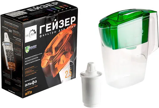 Фильтр-кувшин Гейзер Альфа 62047 зеленый
