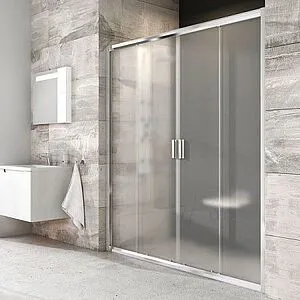 Дверь в нишу 1800мм прозрачное, матовое стекло Ravak Blix BLDP4-180 0YVY0U00ZG, 4