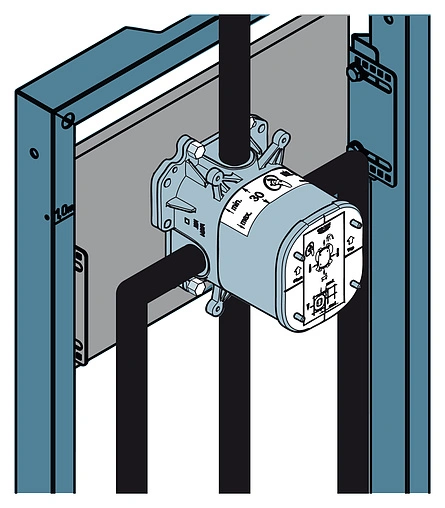 Скрытая часть смесителя для ванны и душа Grohe Rapido E 35501000 Скрытая часть смесителя для ванны и душа Grohe Rapido E 35501000