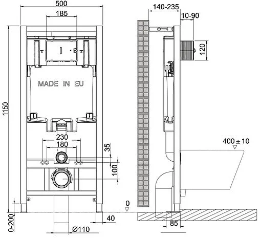 Комплект 5 в 1 Lemark Peneda+Bit+ Florex Black 100802234 с кнопкой Bit 9802006 черный матовый soft touch