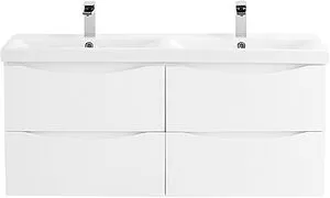 Тумба-умывальник подвесная BelBagno MARINO-CER 120 Bianco Lucido MARINO-CER-1200-4C-SO-2-BL-P+BB-0325-120-2-LVB, 1