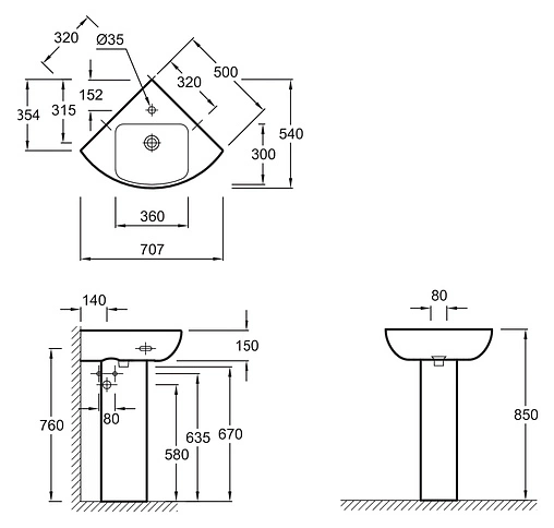 Раковина Jacob Delafon Odeon Up 70 белый E4710-00 Раковина Jacob Delafon Odeon Up 70 белый E4710-00