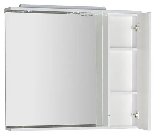 Шкаф-зеркало Aquanet Гретта 100 R белый 00179208