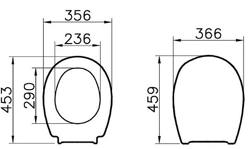 Крышка-сиденье для унитаза VitrA Universal белый 115-003-001