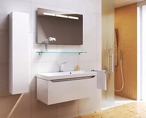 Тумба под умывальник подвесная Aqwella Verona 80 белый Ver.01.08/W, 4