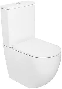 Унитаз-компакт безободковый Cezares Stylus белый CZR-152-CPR+CZR-151-T, 3