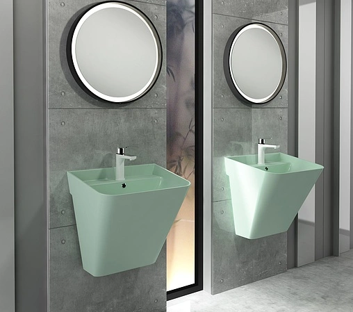 Раковина ISVEA Sott'Aqua 50 мятный 10SQ37002-2T