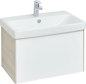 Тумба-умывальник подвесная Aquaton Асти 70 белый/ясень шимо 1A2630K0AXD70, 1