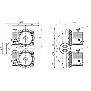 Насос циркуляционный Wilo Star-RSD 30/4 4035759 Насос циркуляционный Wilo Star-RSD 30/4 4035759, 2