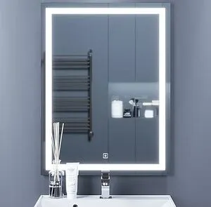 Зеркало с подсветкой Uperwood Tanos 60 с подогревом белый/серебро 291020220 Зеркало с подсветкой Uperwood Tanos 60 с подогревом белый/серебро 291020220, 3