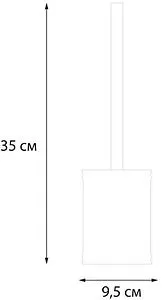 Ёршик для унитаза Fixsen Art белый/с рисунком/чёрный FX-620-5 Ёршик для унитаза Fixsen Art белый/с рисунком/чёрный FX-620-5, 2