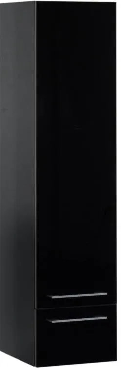 Шкаф-пенал подвесной Aquanet Верона 40 R чёрный 00176673 Шкаф-пенал подвесной Aquanet Верона 40 R чёрный 00176673, 1