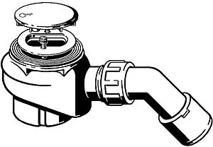 Сифон для душевого поддона Viega Domoplex 6928 хром 126582 Сифон для душевого поддона Viega Domoplex 6928 хром 126582, 3